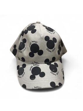 NWT Disney Mickey Mouse Print Baseball Cap Adjustable Strap